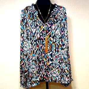 Umgee Vibrant Multicolor Blouse